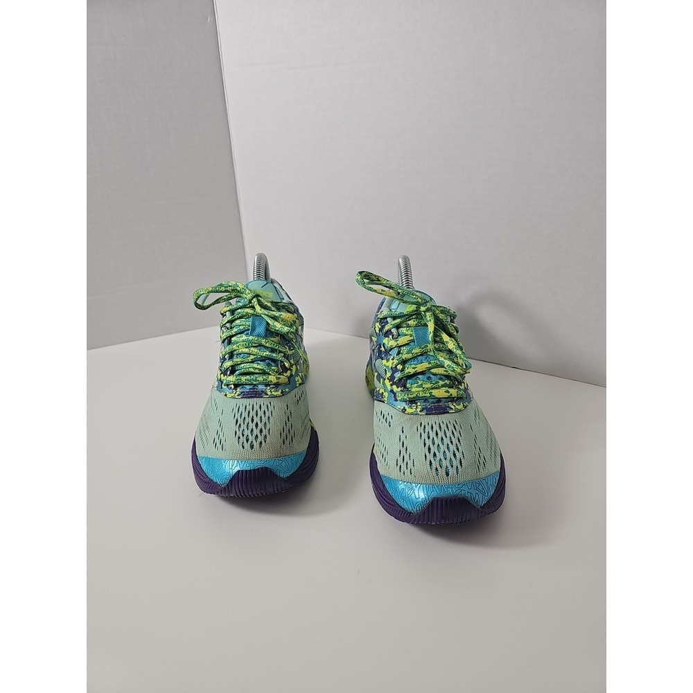 ASICS gel Noosa Tri 10 Women's Blue Green Multi‎ Running Shoes Size 6 #T580N